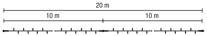 Scharnberger+Hasenbein LED-String-Lite 120 12m (Warmweiss, 2000 cm, Outdoor)