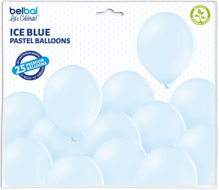 Image du produit Belbal Ballons écologiques Ice Blue 25 pièces (25 x)