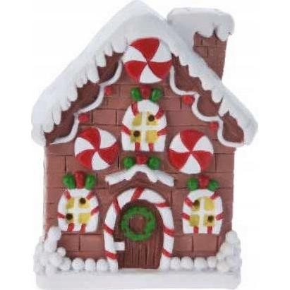 Home&Styling, Decorazioni per albero di Natale, Dekoracja świąteczna Home Styling Collection Figurka Domek z piernika 10 cm