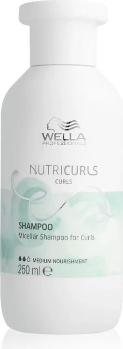 Actual product image Wella Professionals Nutricurls Curls Shampoo 250ml (Liquid shampoo, 250 ml)