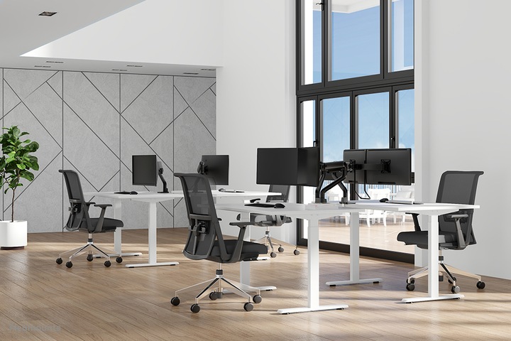Productafbeelding Neomounts Select bureauhouder, dubbele disp (Tabel, 35")