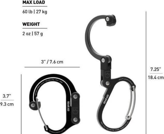 Produktbild Gear aid Heroclip Mittlerer Grauton