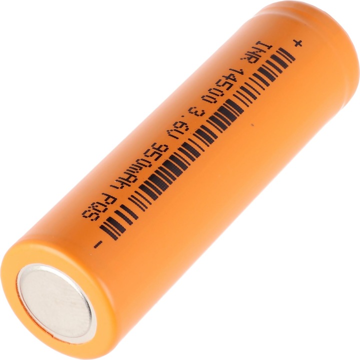 Actual product image AccuCell Battery INR 14500 unprotected 48,5x14,1mm (1 pcs., 950 mAh, Rechargeable battery)