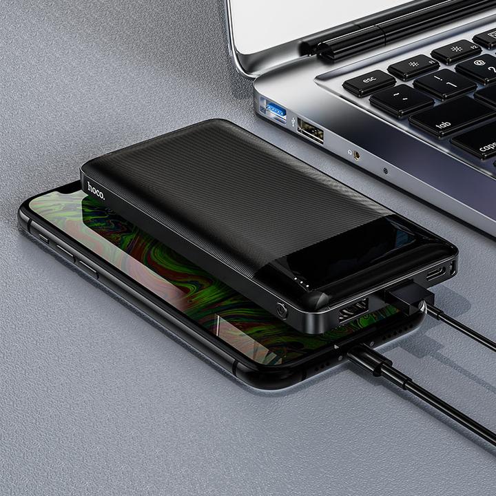 Productafbeelding Hoco Išorinė baterija Power Bank J72 10000mAh juoda (10000 mAh, 37 Wh)