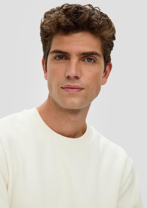 Image du produit s.Oliver Sweatshirt Sweatshirt mit Waffelpiqué-Struktur (XXL)
