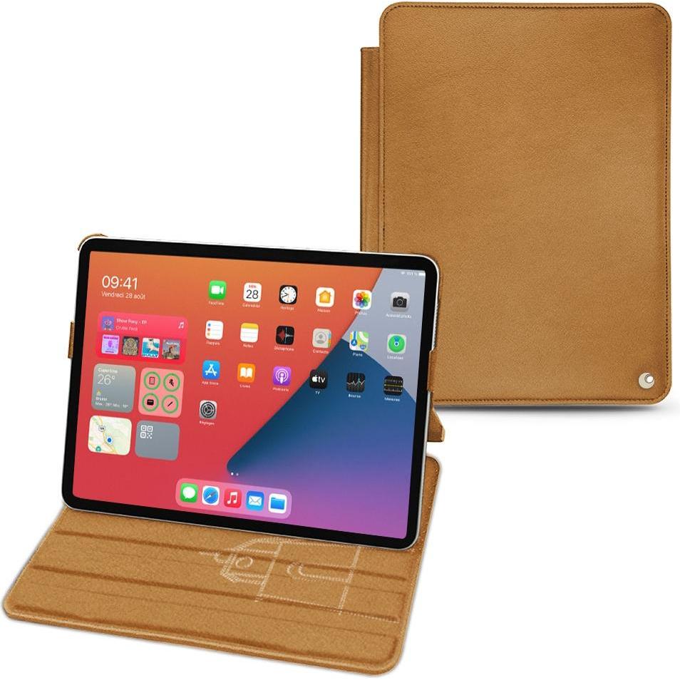 Noreve Lederschutzhülle horizontal (iPad mini 6), Tablet Hülle, Braun