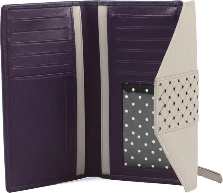 Actual product image Eastern Counties Leather Donna Leather Wallet Contrast Insert