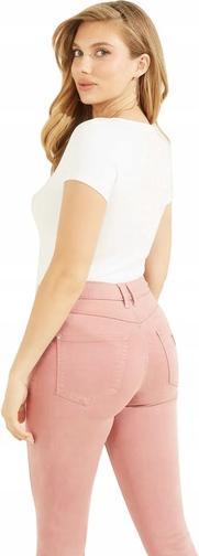 Actual product image Guess ES SS KARLEE JEWEL BTN HENLEY, white(purewhite), size S (S)