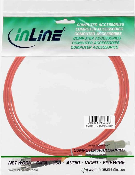 Image du produit InLine LWL Câble duplex (CAT6, 0.50 m)