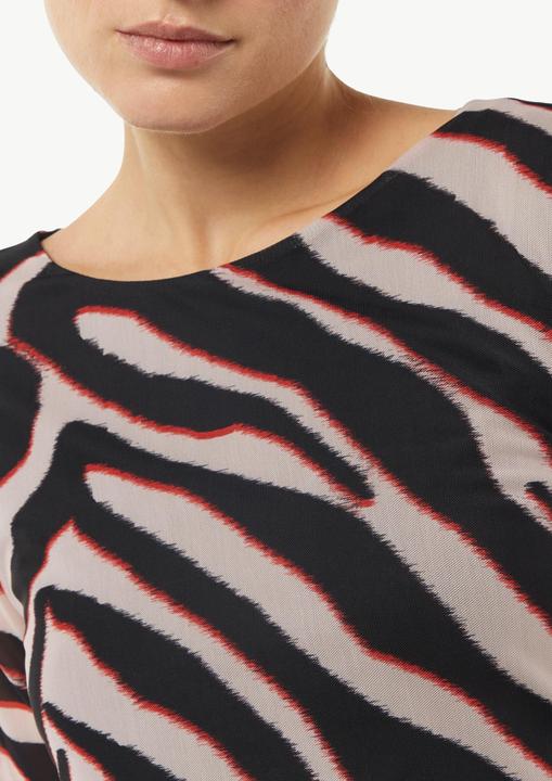 Produktbild Comma T-Shirt Mesh-Shirt mit seitlicher Raffung (36)