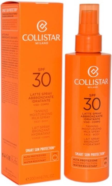 Actual product image Collistar CS Sun - Tanning Moisturizing Milk Spray SPF30 (Sun spray, SPF 30, 200 ml, 150 g)