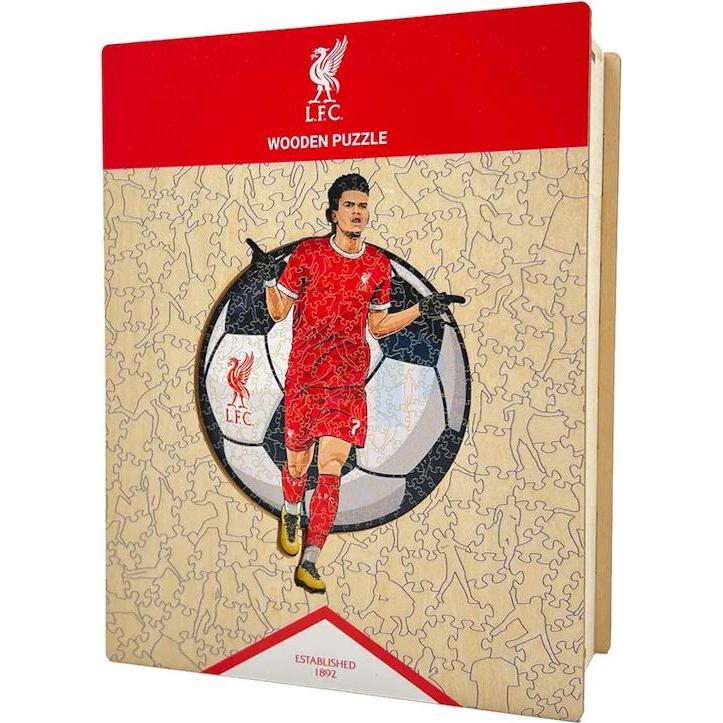 Iconic Liverpool FC - Luis Diaz - Holz Puzzle Grösse S (150 Teile) (150 Teile)