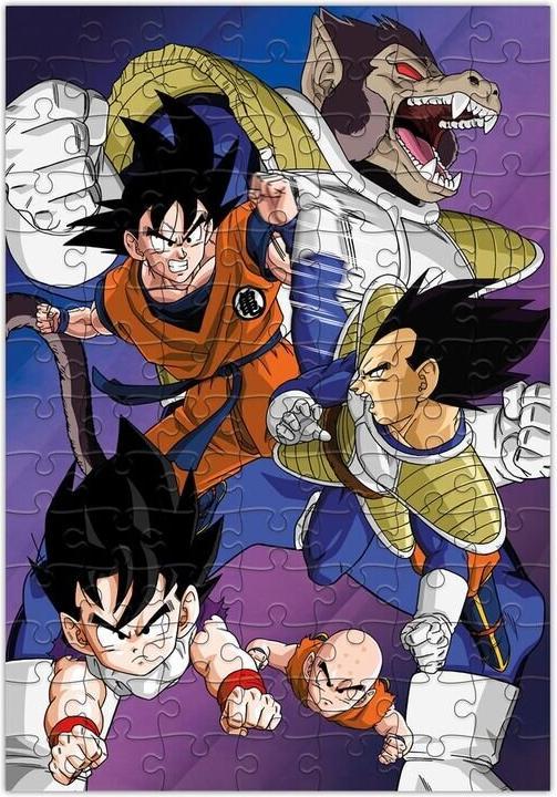 Actual product image NoName DRAGON BALL Z - Puzzle à Collectionner - 1 Etoile - 2en1 Puzzle +Extra (14 pieces)