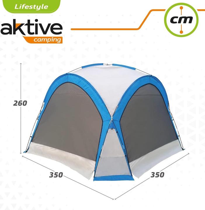 Produktbild Aktive Strandzelt Moskitonetz Camping 350 x 260 x 350 cm (7 kg, 4 Personen)