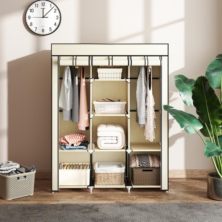 Image du produit Homcom Armoire en tissu (125 x 43 x 162,5 cm)