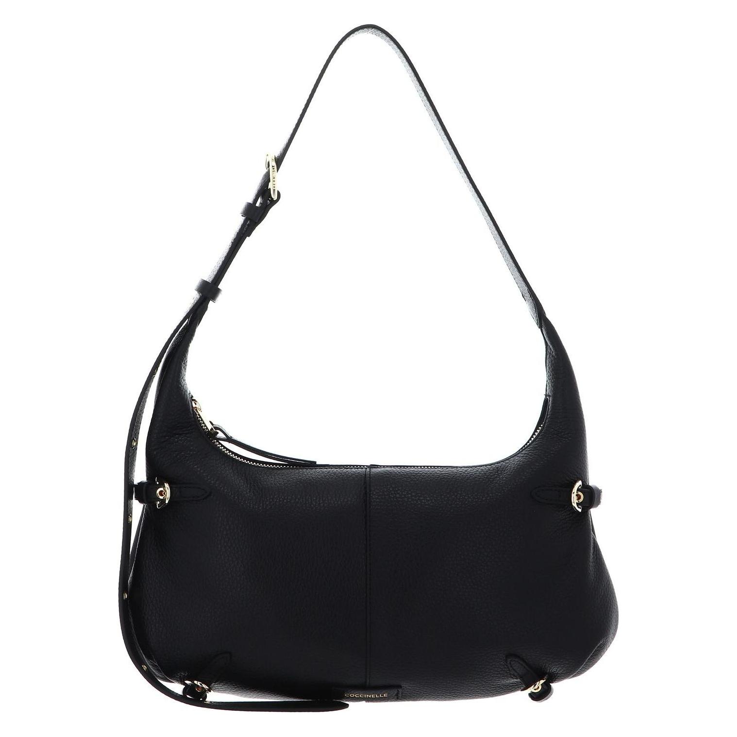 Coccinelle, Damen, Handtasche, Abigail Shoulder Bag, Schwarz