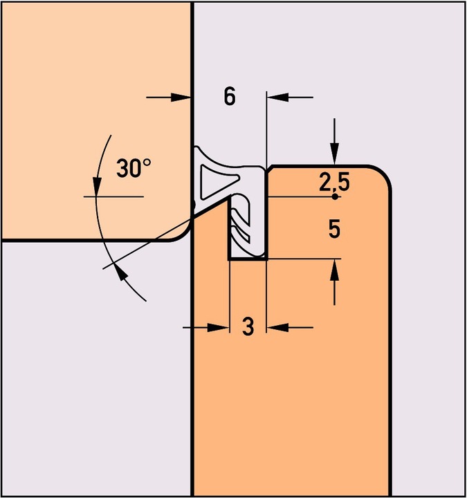 Produktbild Deventer Dichtungsprofile S 9710