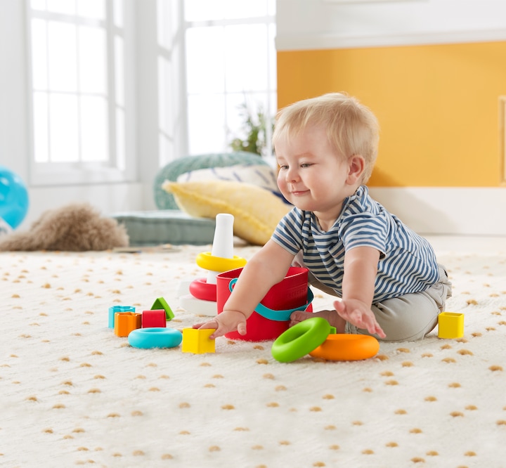 Actual product image Fisher-Price Eco colour ring pyramid