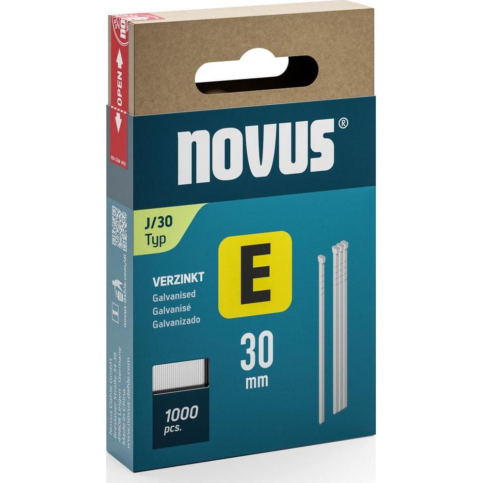 Novus, Tackerklammern + Tackernägel, Nägel E / J 30mm 1000 Stk.