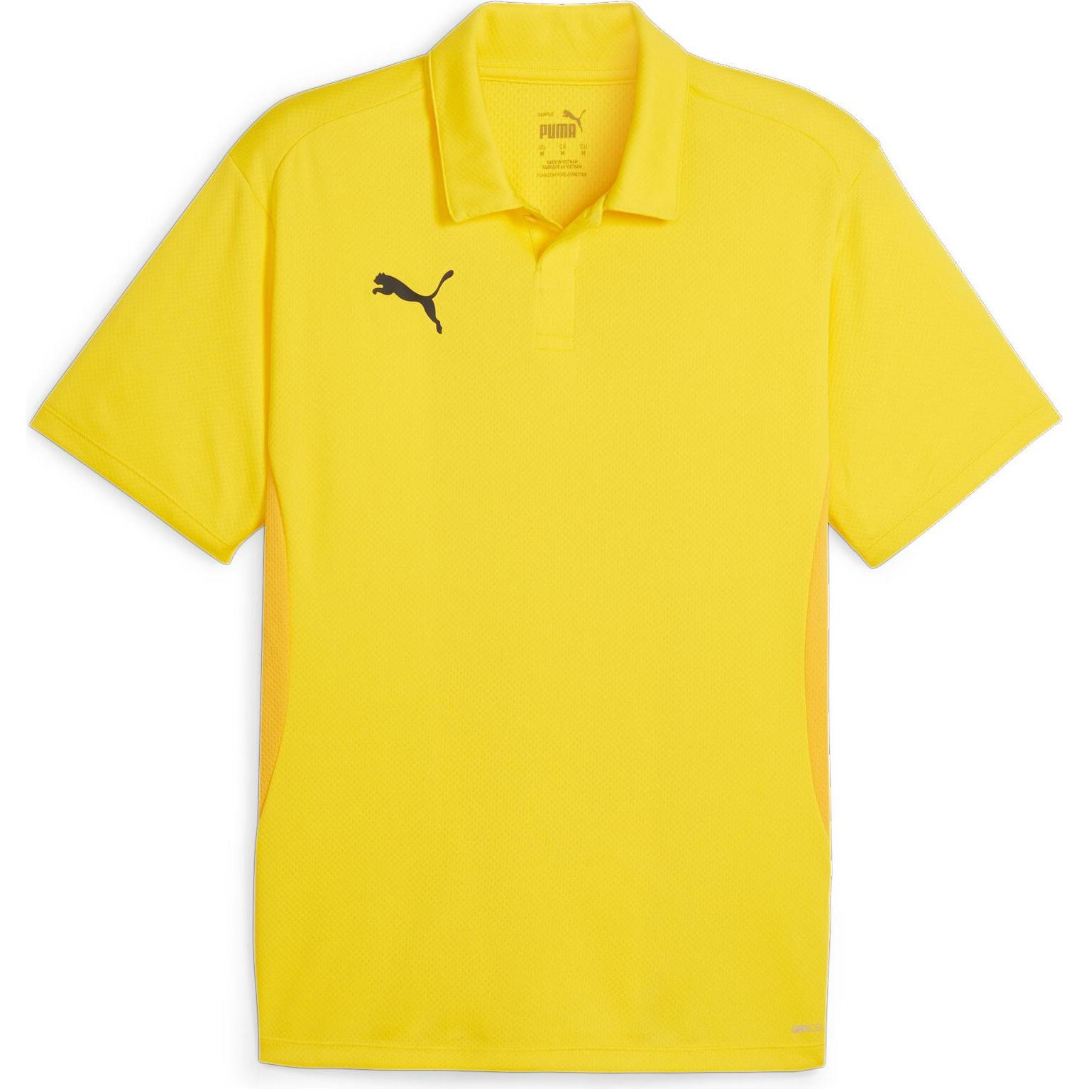 Puma, Herren, Sportshirt, teamGOAL Polo (XXL), Gelb, XXL