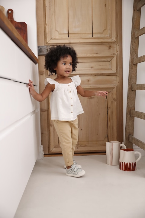 Actual product image Vertbaudet Festliche Baby Bluse aus Baumwoll-Voile (68)