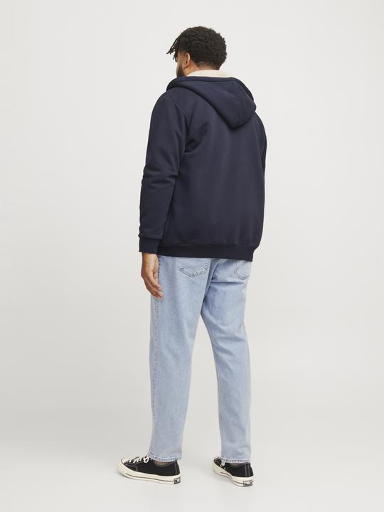 Produktbild Jack & Jones Plus Einfarbig Kapuzenjacke Kapuzenjacke (6XL)