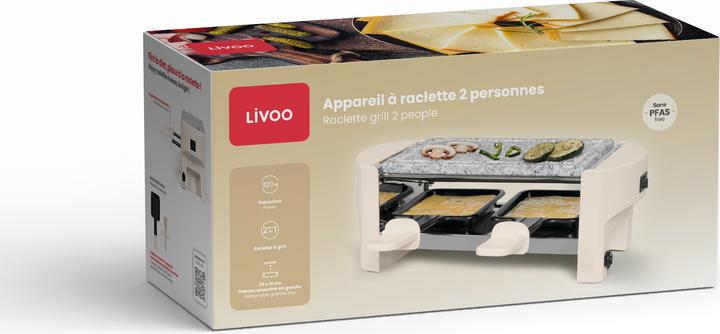 Actual product image Livoo Raclette grill 2 persons