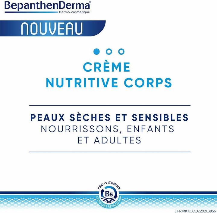 Produktbild Markenlos Bepanthen Derma Nutritive Body Cream 400ml - Daily Dermo-Cosmetic (Körpercreme, 400 ml)