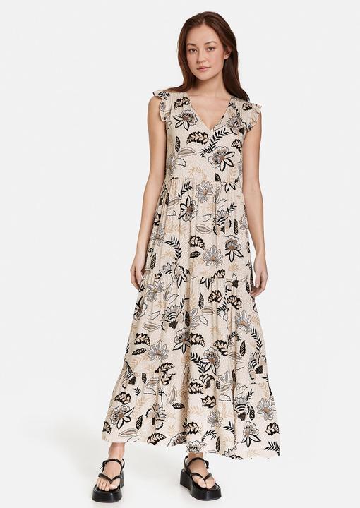 Produktbild Taifun Kleid Langarm kurz Langes Sommerkleid mit Blumen-Dessin (38)