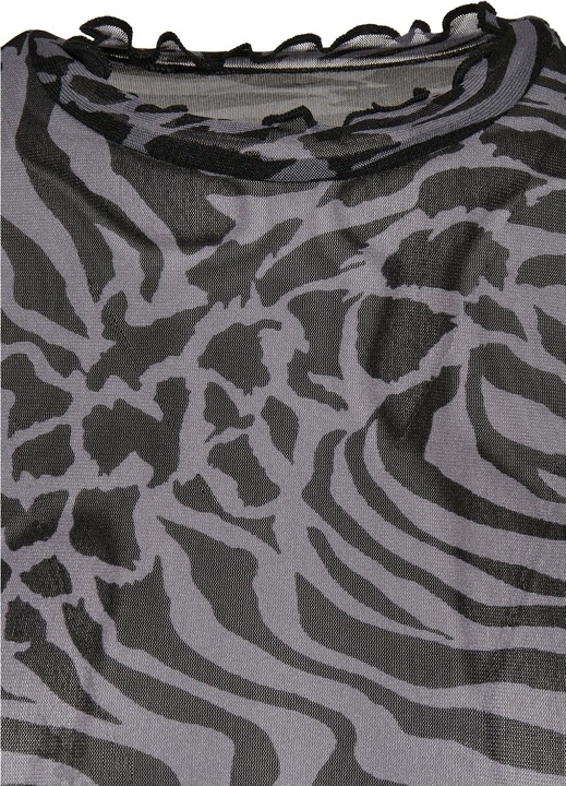 Actual product image Urban Classics Ladies AOP Mesh Turtleneck Longsleeve (M)