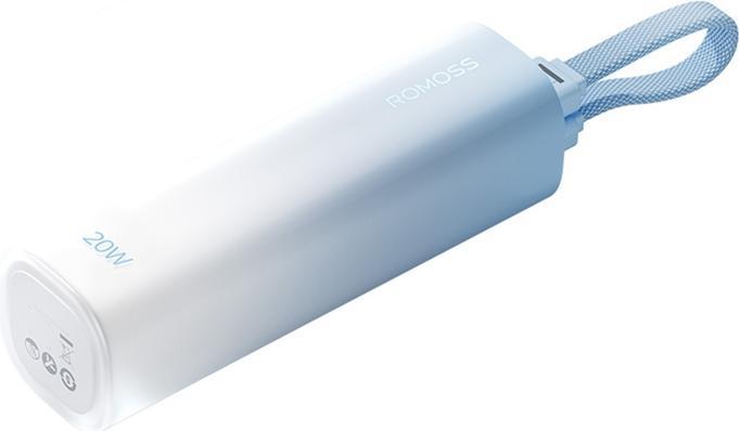 Produktbild Romoss PSC05C Mini Powerbank 5000mAh 10,5W (Blue) (5000 mAh, 10.50 W, 10.50 Wh)