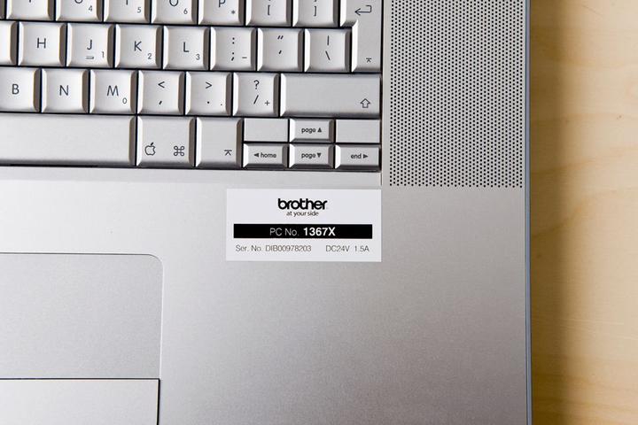 Actual product image Brother TZe-SL251 (2.40 cm, White)