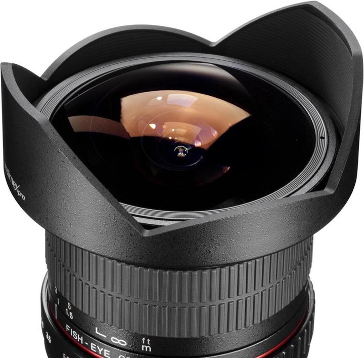 Produktbild Walimex pro Pro Objektiv 8mm, f/3.5 II VDSLR Fisheye, Nikon (Nikon F, APS-C / DX, Micro Four Thirds)