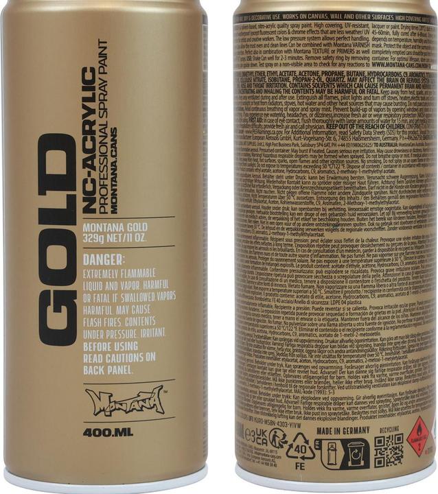 Immagine prodotto Montana Cans Oro (Red, 0.40 l)