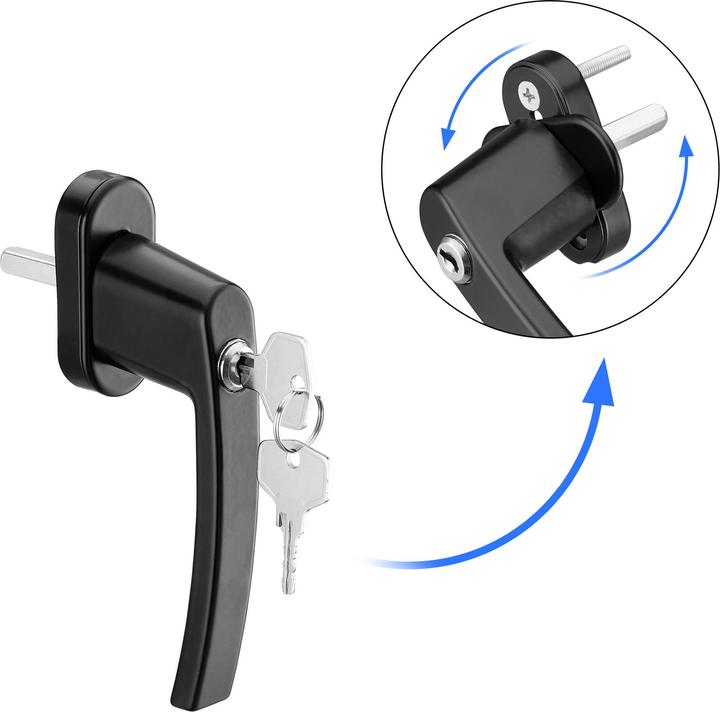 Actual product image Monzana Window handles