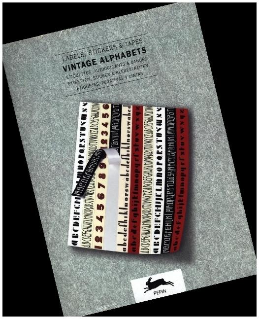 Produktbild Label & Sticker Book VINTAGE ALPHABETS (32x)