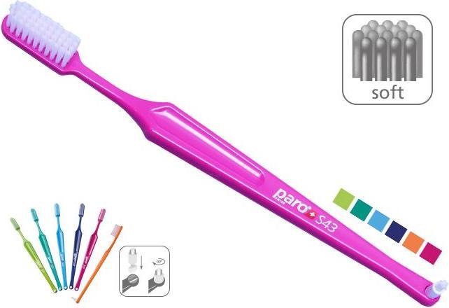 Immagine prodotto Paro Spazzolino da denti S43 morbido 4 file con Interspace (Morbido, 1 x)