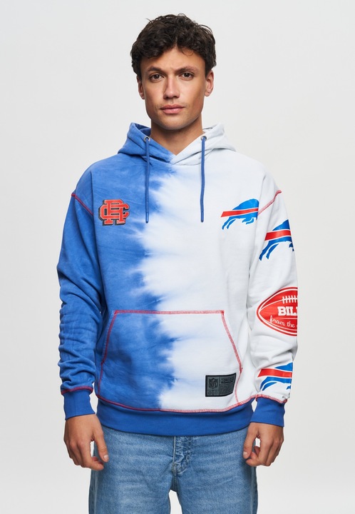 Produktbild Recovered Re:covered Fleece Hoody - INK DYE Buffalo Bills - XXL (XXL)