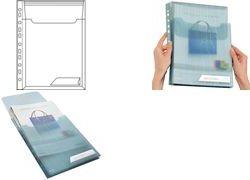 Produktbild Leitz Sicht-/Prospekthülle CombiFile Maxi, A4, PP, blau 0,20 mm, genarbt, Kombination aus Prospekthü (A4, 3 x)