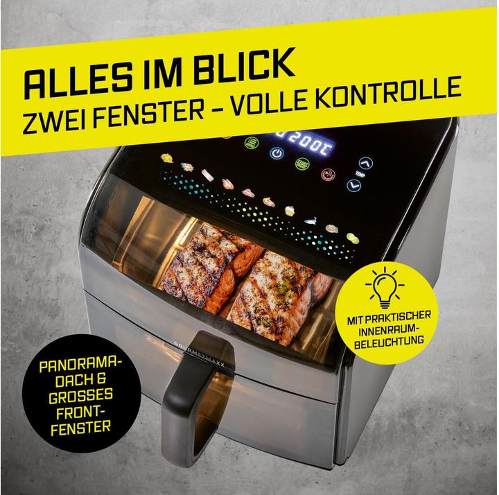 Produktbild Gourmetmaxx Heissluft-Fritteuse 7 l