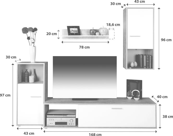 Actual product image Wojcik Wall unit