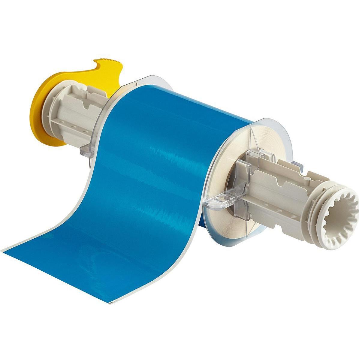 Brady, Etiketten, B85-100x15-569-LB, Hochleistungs-Polyester, Hellblau, glänzend, 100.00 mm x 15.00 m, permane