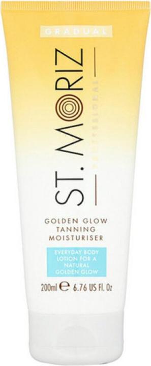 Actual product image St. Moriz Professional Golden Glow Lotion 200 ml (Self-tanning towel, 200 ml)
