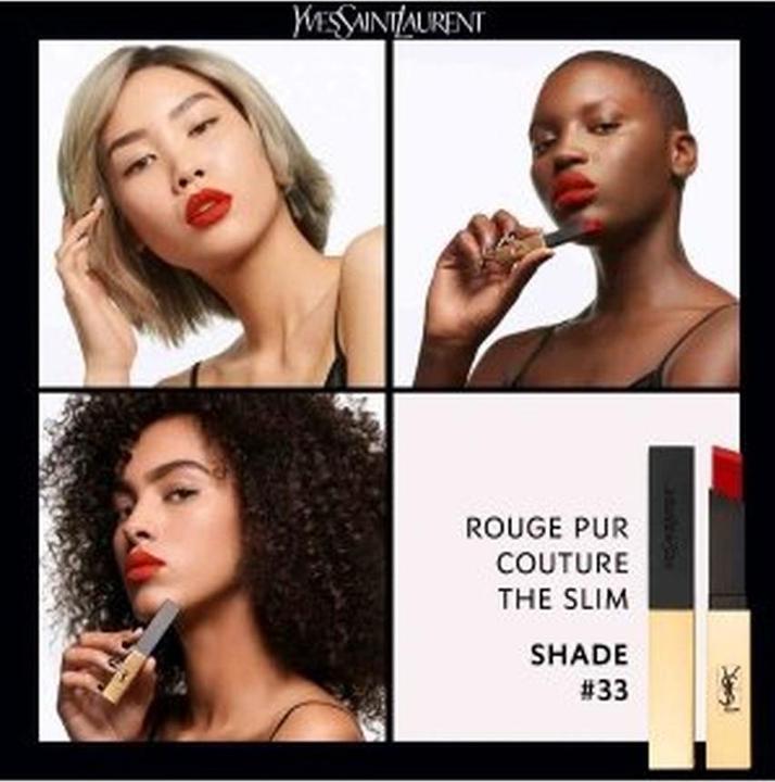 Image du produit Yves Saint Laurent Rouge Pur Couture The Slim Orange Desire 33 (33 - Désir d'orange)