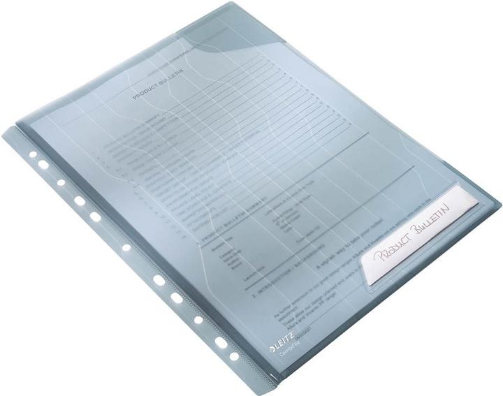 Produktbild Leitz Sicht--Prospekthülle CombiFile, A4, PP, blau, 0,20 mm genarbt, Kombination aus Prospekthülle u (A4, 1 x)