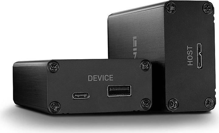 Actual product image Lindy 300m 2 Port Fibre Optic USB 3.0 Extender (43363)