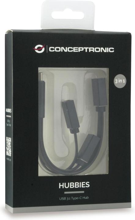 Image du produit Conceptronic Hubbies (USB-C, 3 ports)