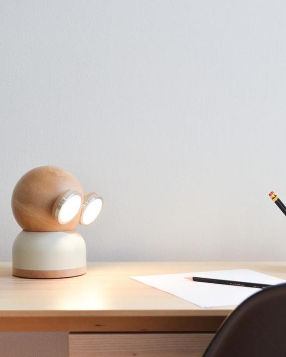 Produktbild Kubbick Mr Watt Goggle Lampe en Bois et Blanc