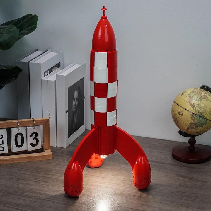 Actual product image BrickBling LED Lighting Set for LEGO® 21367 Tintin Moon Rocket