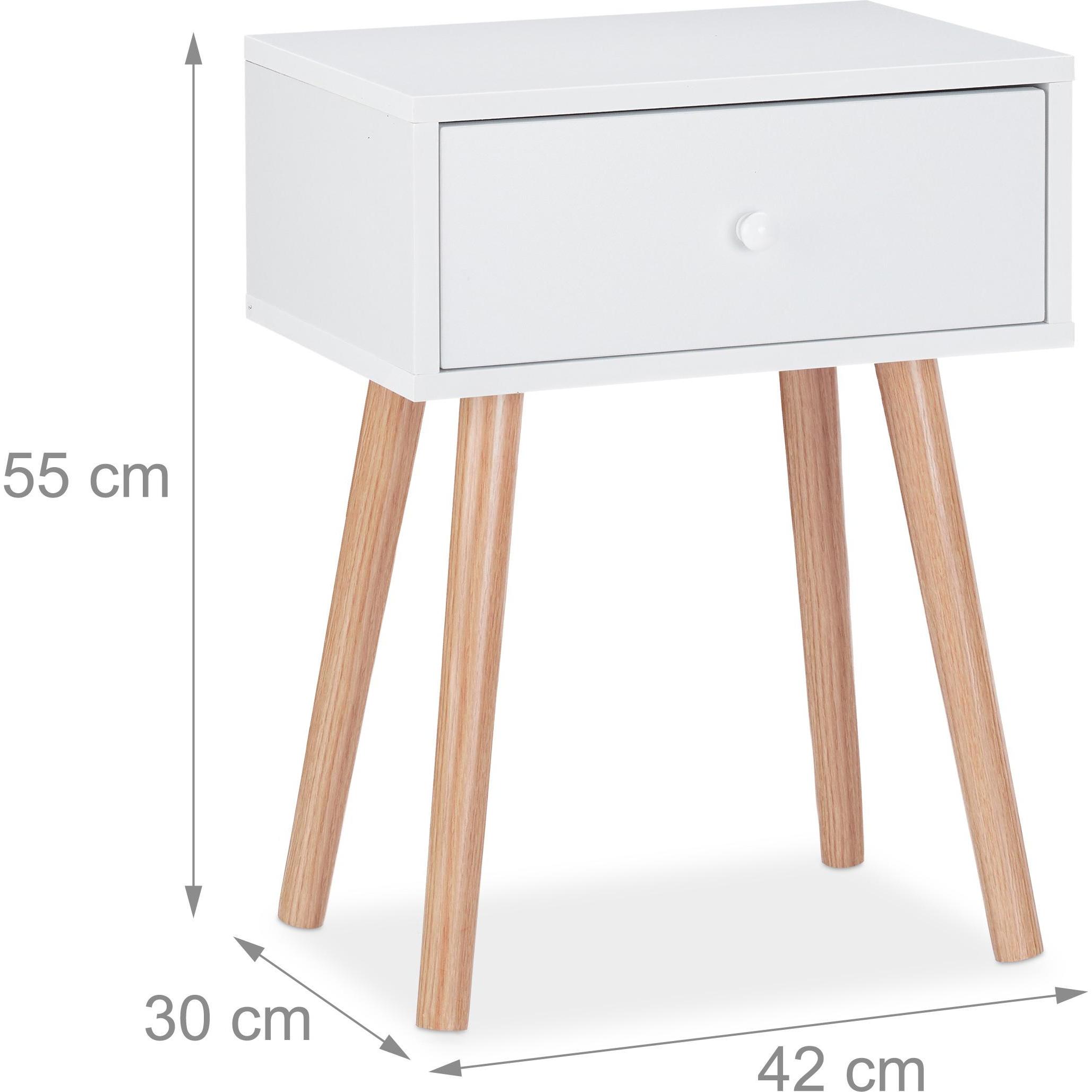 Thumbnail - Relaxdays, Nachttisch, Nachttisch (42 x 30 x 55 cm)